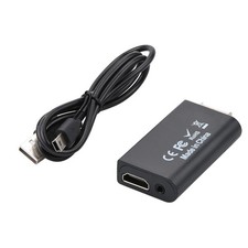 For PS2 to HDMI-Compatible Audio Video Converter Game Console to HDTV Adapter c