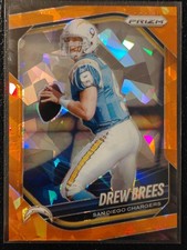 2025 Panini Prizm Drew Brees Orange Ice Prizm #266