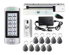 Stainless Waterproof Door Access Control System Kit, 300kg/660lbs Force Elect...