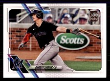 2021 Topps #565 Garrett Cooper Miami Marlins
