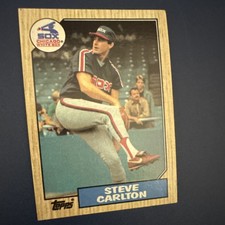 Topps 1987 Steve Carlton #718 Chicago White Sox Major League Baseball Card