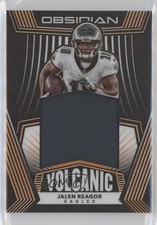 2020 Panini Obsidian Volcanic Material Electric Etch Orange /75 Jalen Reagor 6o3