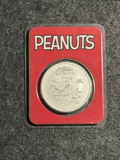 1oz Peanuts Merry Christmas In Tep Apmex Assay .999
