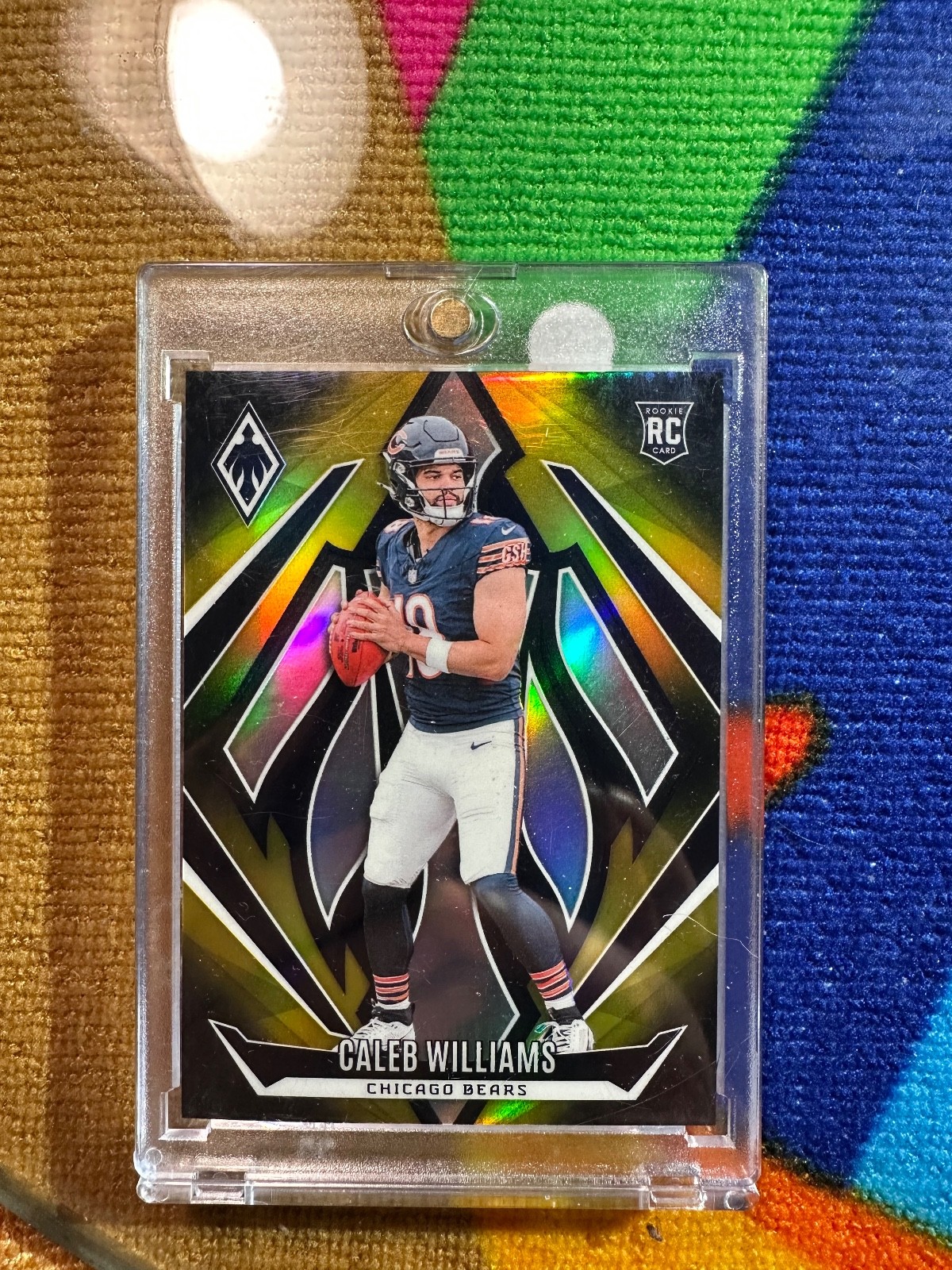 2024 Panini Phoenix Rookies Gold Fade /125 Caleb Williams #151 Rookie RC