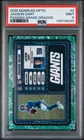 2025 DONRUSS OPTIC PASSING GRADE DRAGON #2 JAXSON DART ROOKIE RC 1/24 PSA 9
