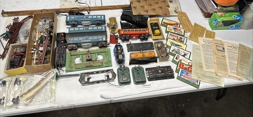 Large Lot Of Vintage Lionel Flyer Ives Marx Standard And O Gauge Train Parts 2
