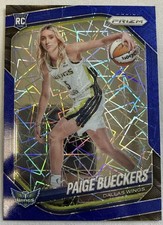 Panini 2025 Prizm WNBA Paige Bueckers RC Blue Velocity Prism #147 Rookie