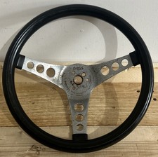 Vintage Superior Performance The 500 Steering Wheel 12 Black Hot Rod Rat