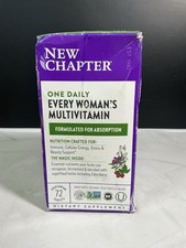 New Chapter Every Woman's One Daily Multivitamin - 72 Tabs - EXP 11/25
