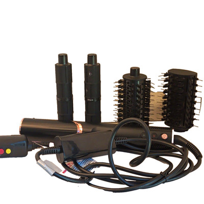 Shark FlexStyle Multi Styler Hair Blow Dryer Black Rose Gold HD430 Attachments O