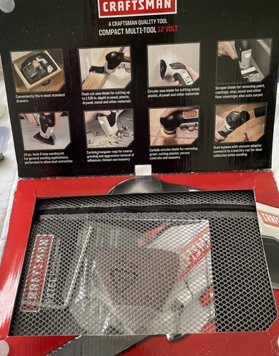 CRAFTSMAN NEXTEC Compact Multi-Tool 12V Kit w/ Extra Accessories - Picture 11 of 11