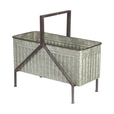 Creative Co-Op Iron Bucket/Planter On Stand Da6093