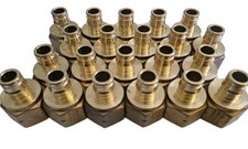 24Pack 1/2" Pex A x 3/4" Female NPT Expansion Adapter Lead Free Brass Sharkbite