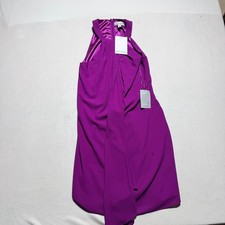 Badgley Mischka Mark & James Fuchsia Halter Dress Size 6