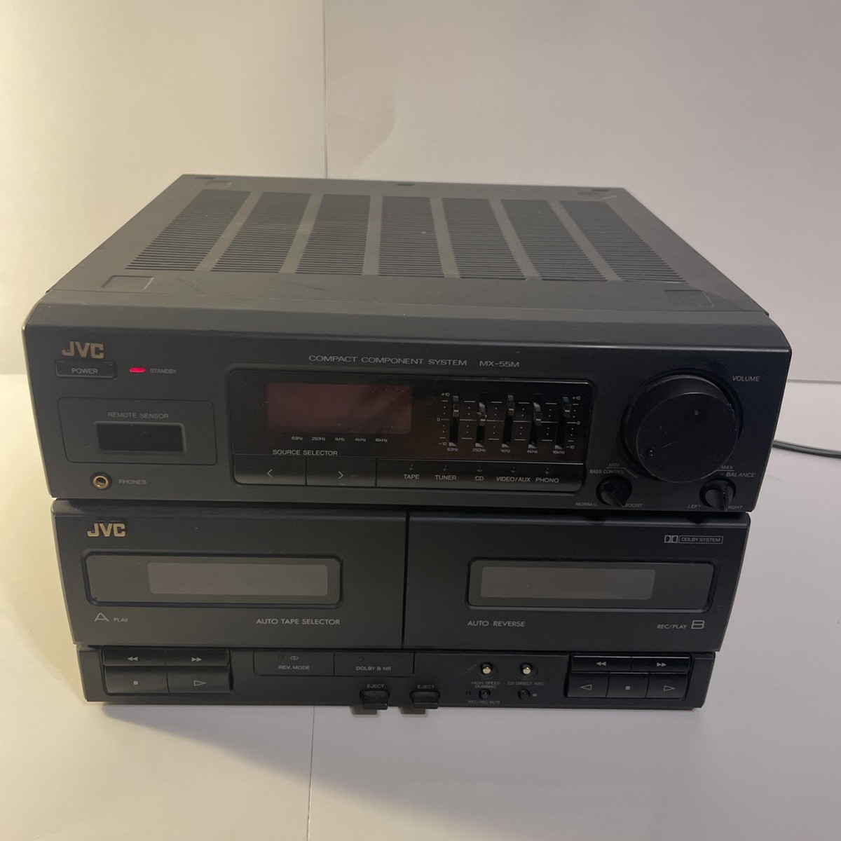 JVC CA-MX 55M Compact Component System Cassette Player Stereo