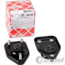 2 FEBI FEDERBEINLAGER STÜTZLAGER DOMLAGER HINTEN passend für BMW X3 E83