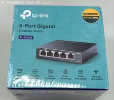 TP-Link TL-SG105 5 Port Gigabit External Switch Desktop Switch - New SEALED