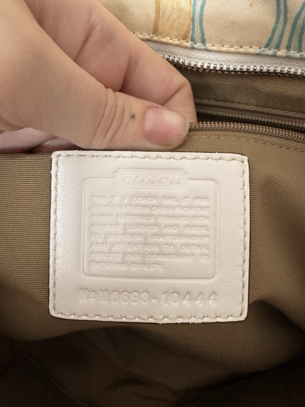 Coach Hampton Spring Patchwork Multi-color Dual H… - image 5