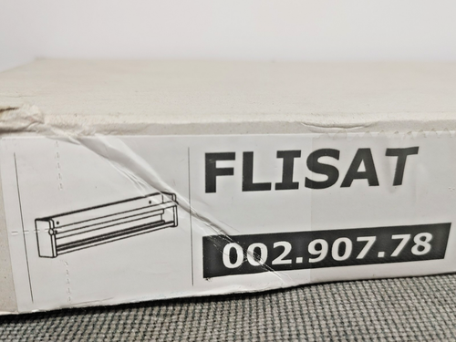1 Estante de almacenamiento de exhibición de libros de pared de madera Ikea FLISAT 002.907.78 271/2 x 31/2 x6