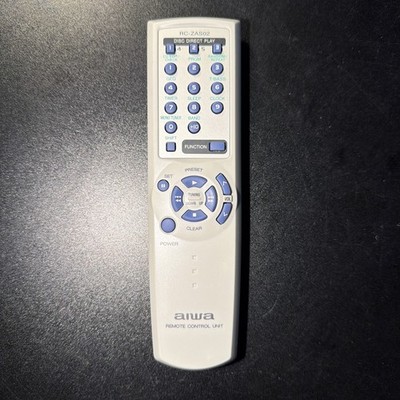 AIWA Remote Control Unit RC-ZAS02 OEM Genuine | eBay