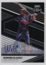 2020 Panini Elite Extra Edition Opti-Chrome Signatures Werner Blakely Auto 13c1