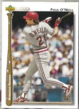 PAUL O'NEILL 1992 Upper Deck HR Heroes Insert #HR15. REDS