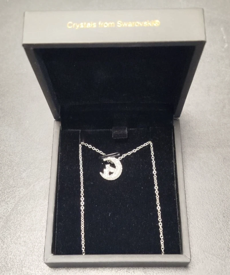 Collana Mezza luna, Swarovski JN5644-MM, Argento e Vetro - Immagine 3 di 4