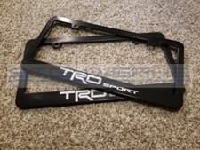 Trd Sport License Plate Frame Toyota Racing Frs A90 Rcf Rc Isf Corolla - Pair