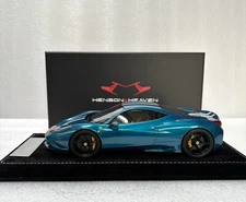 1/18 Henson & Heaven HH Model Ferrari 458 Speciale Artemis Green Limit No Bbr Mr