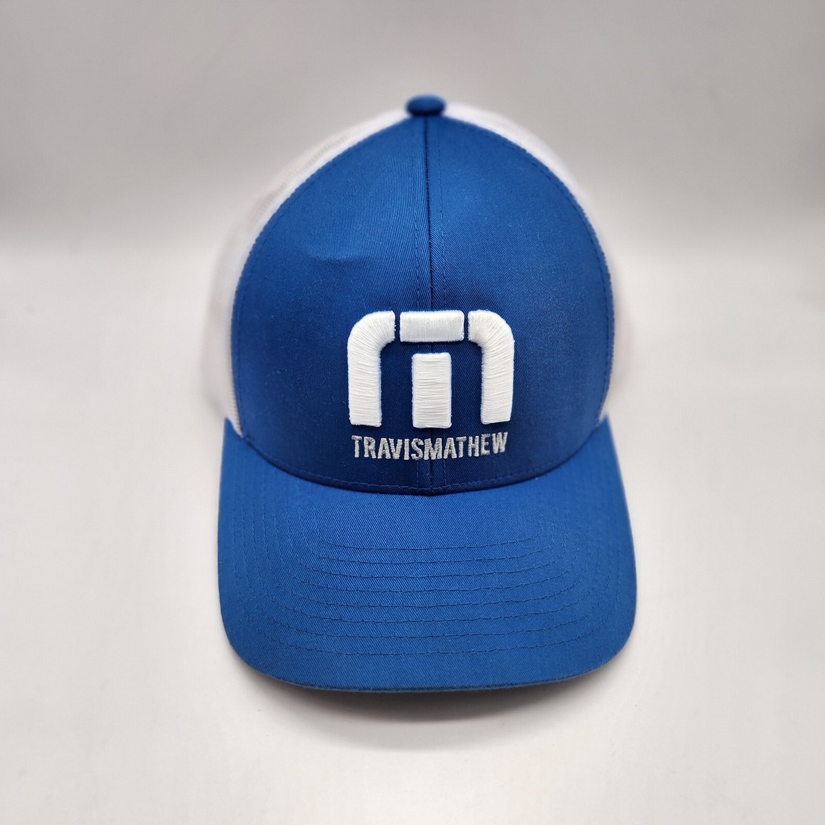 Casquette Snapback Trucker Suite Présidentielle TravisMathew blanc/bleu