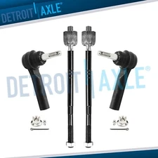 Front Inner & Outer Tie Rods Complete Kit for 2014 2015 2018 Chevrolet Impala