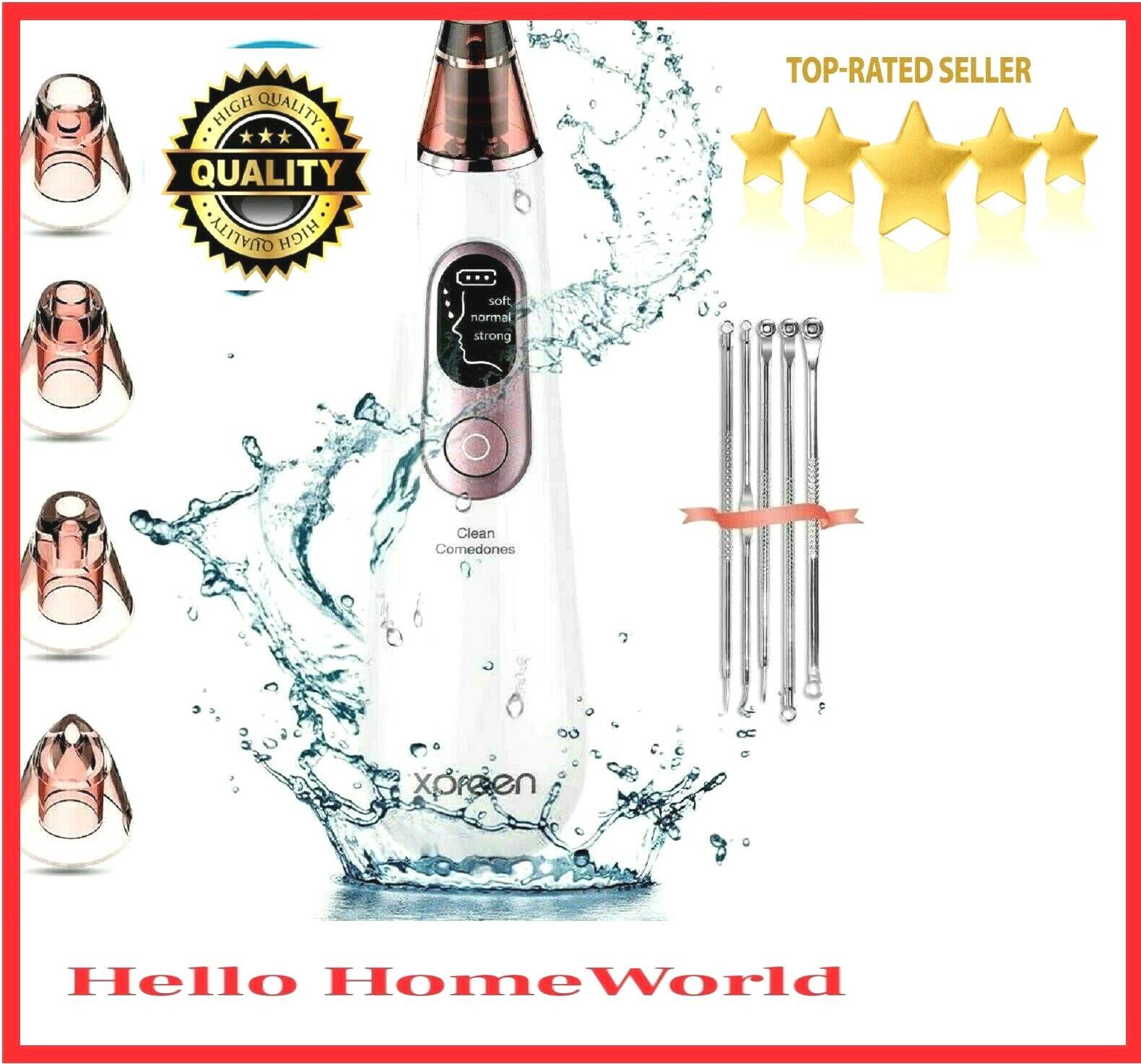 Blackhead Remover Vacuum Pore Cleaner Strong Suction Acne Comedone ✨GREAT ITEM✨
