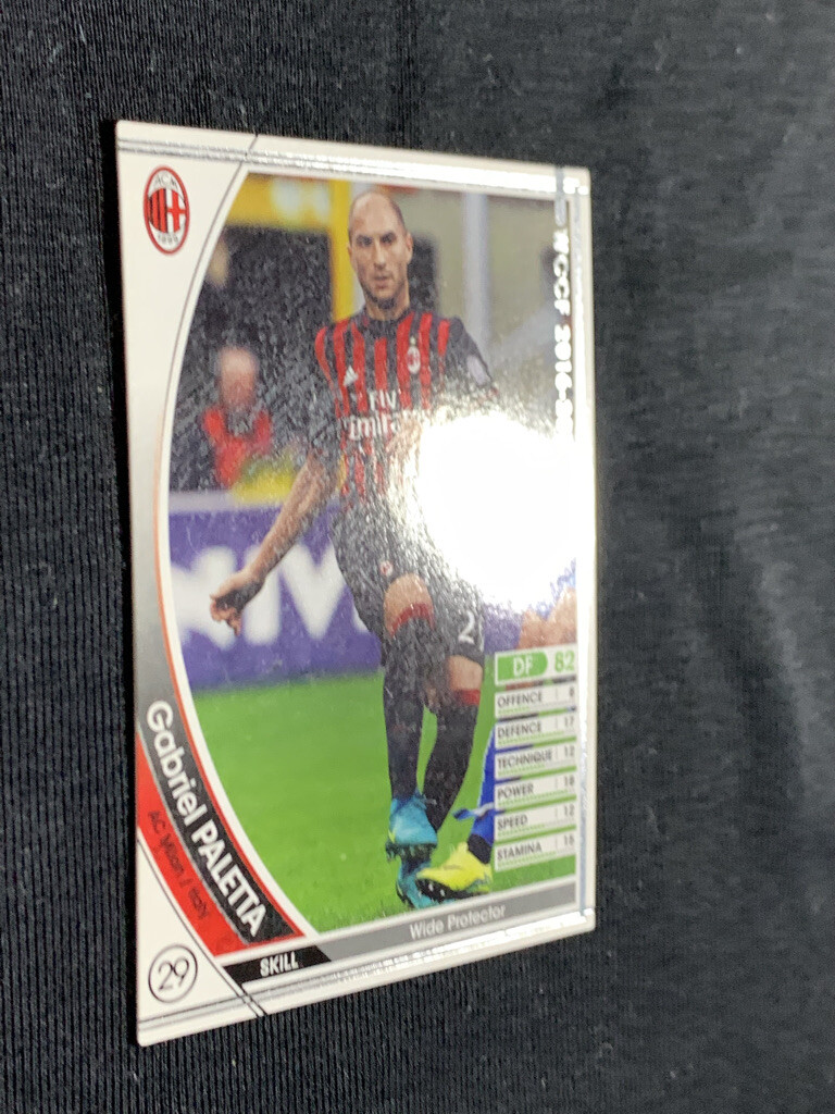 Gabriel Paletta WCCF PANINI soccer card made in Japan sports Fight