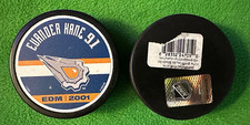 Edmonton Oilers NHL Evander Kane Reverse Retro (2001) Hockey Puck TEXTURED