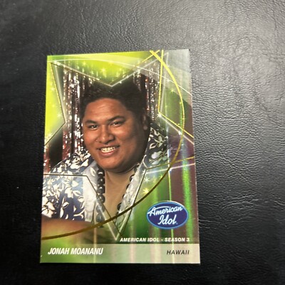 Jb2c #23 Hawaii Jonah Moananu 2004 Fleer American Idol Season 3