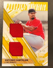 2019 Elite Extra Edition Prospect Materials Gold #10 Antonio Santillan SP /99