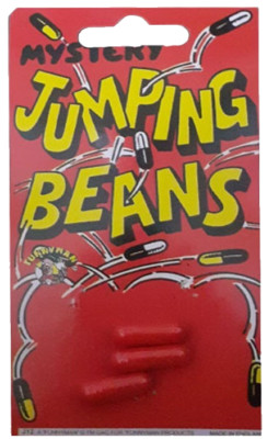 Jumping Beans Retro Neuheit Witz Streich lustiges Spielzeug Strumpf Füller Vintage