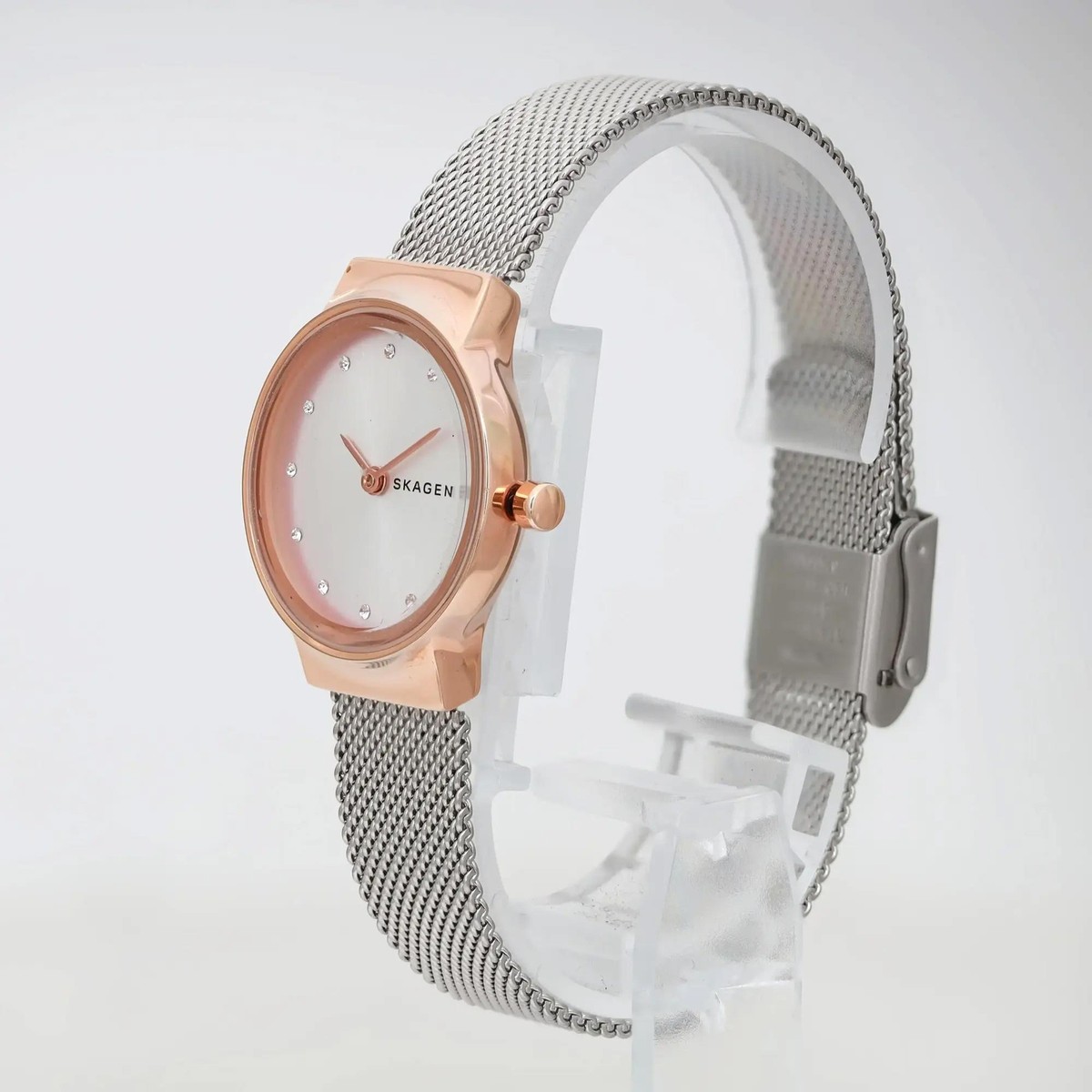 Skagen Freja 26mm Stainless Steel Silver Dial Ladies Quartz Watch