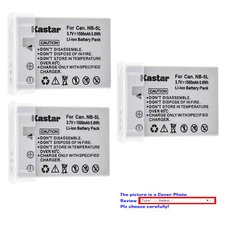 Kastar Battery Replacement for Canon NB-5L NB-5LH Canon PowerShot SX200 IS