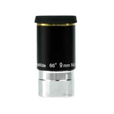 1.25 Inches 31.7mm 66 Degree 9mm Wide Angle Eyepiece FMC Green Film Silver Color