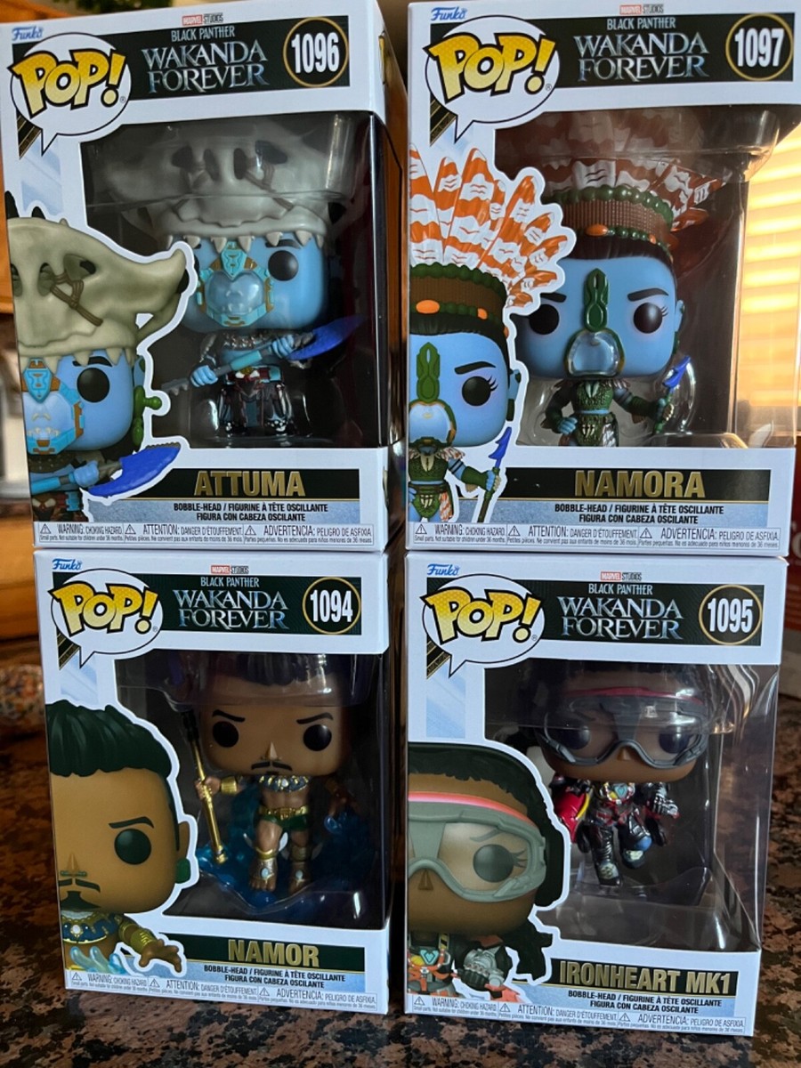 Funko Marvel POP Black Panther Wakanda Forever Wave 1 Set of 4