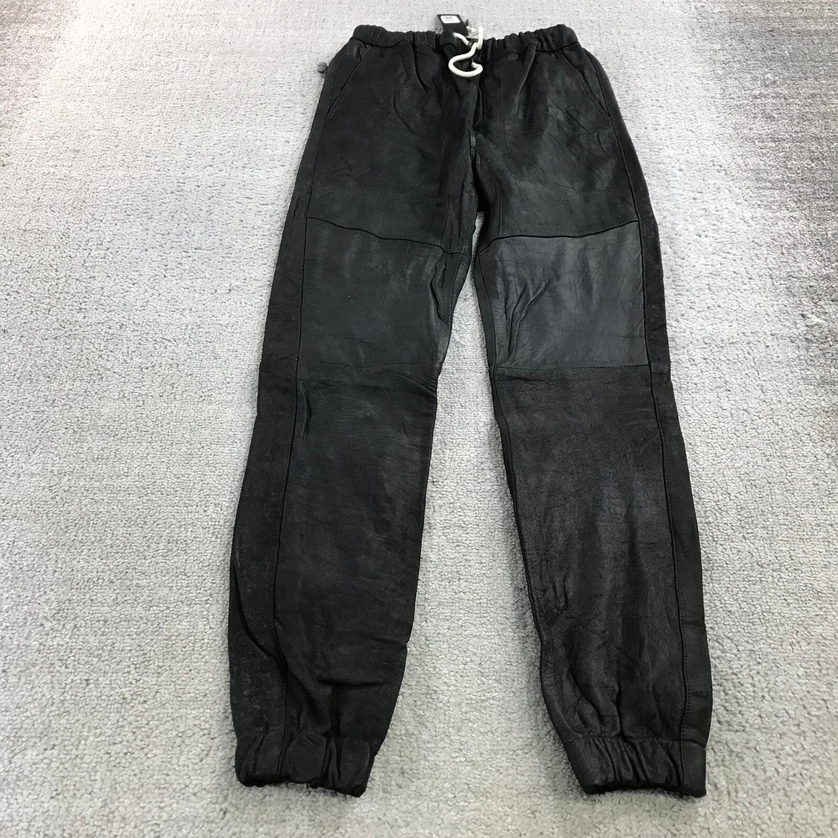 ZANEROBE Pants Mens 30 Sureshot Slim Tapered Leather Jogger Pants