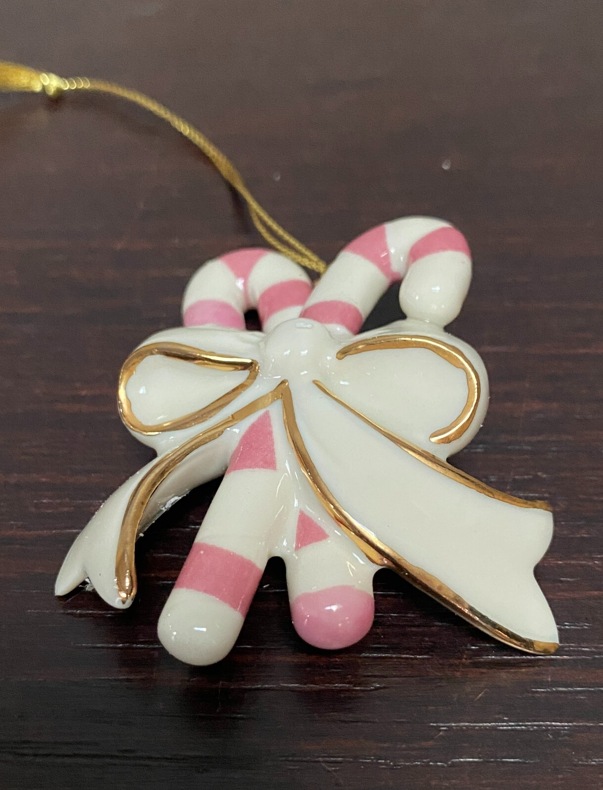 Lenox Mini Candy Cane Christmas Ornament Holiday Decor 2006 in Box