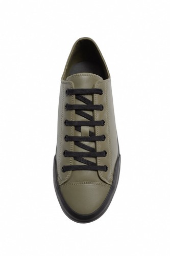 ZARA ORIGINS - SNEAKERS IN PELLE - Verde militare SALDI -50% eur 41 NEW scarpe - Imagen 3 de 4