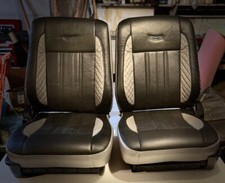 Freshly Reupholstered Leather Seats