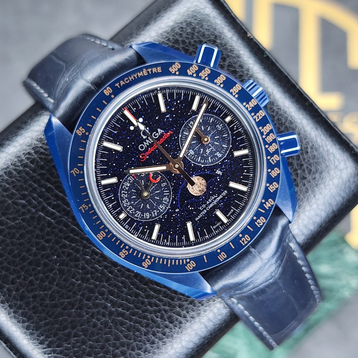 Blue moon様 OMEGA SPEEDMASTER 44.25MM BLUE SIDE OF THE MOON CERAMIC