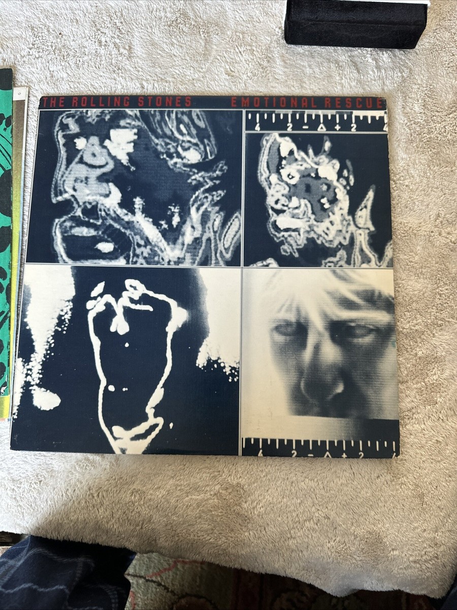 洋楽 The Rolling Stones Emotional Rescue LP The Rolling Stones Emotional Rescue 33 RPM Vinyl Lp With Unopened