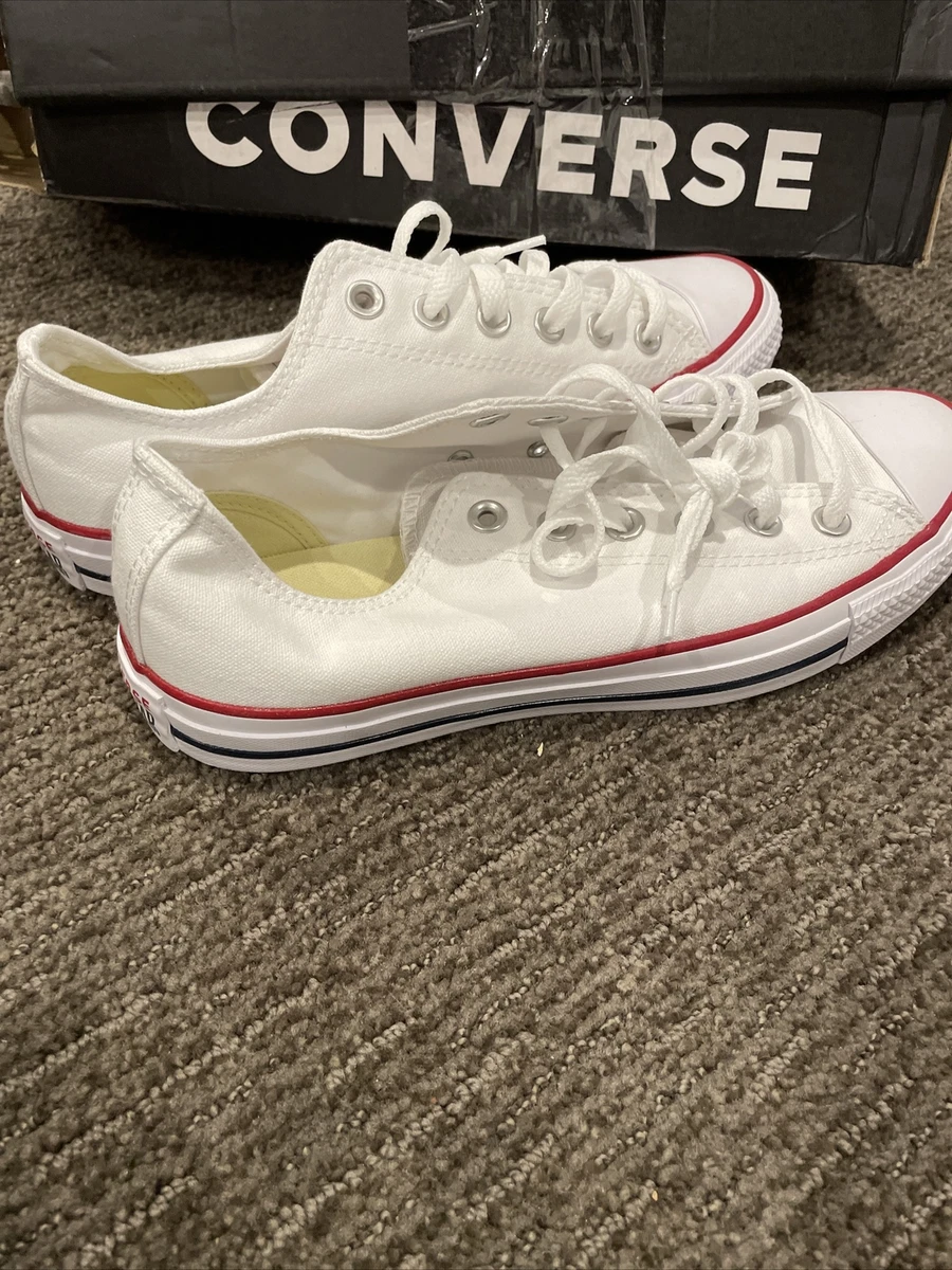 Converse Chuck Taylor All Star Ox Low Top Optical White Women s 9 US new w box
