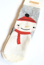 Gymboree Boys 12-24 mo Holiday Shop Socks Snowma  NWT