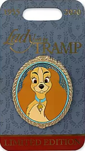 Disney Pin 00002 Lady and the Tramp LADY Portrait Cameo Limited Edition LE 